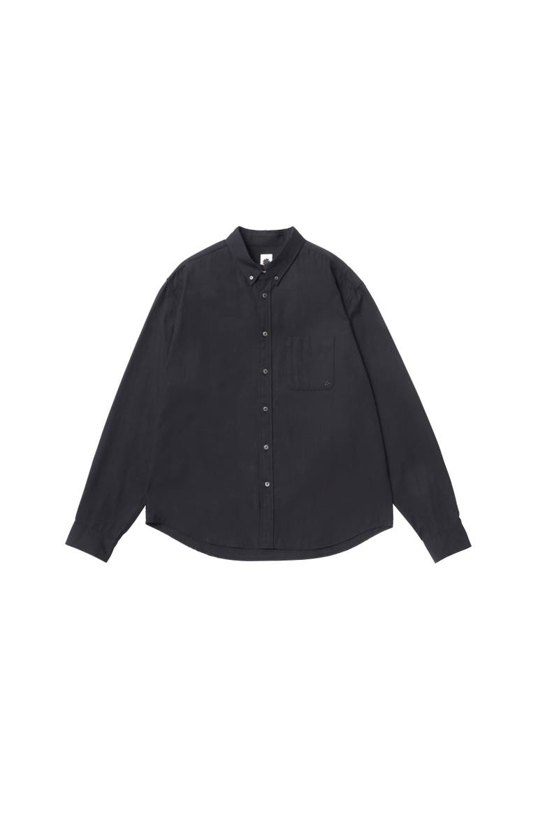 Oxford Button Down Shirt, Main, color, Black