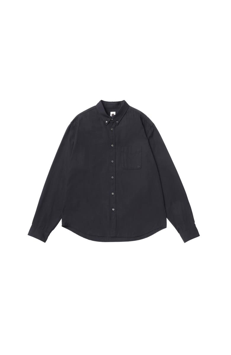 vowels Oxford Button Down Shirt, Main, color, Black