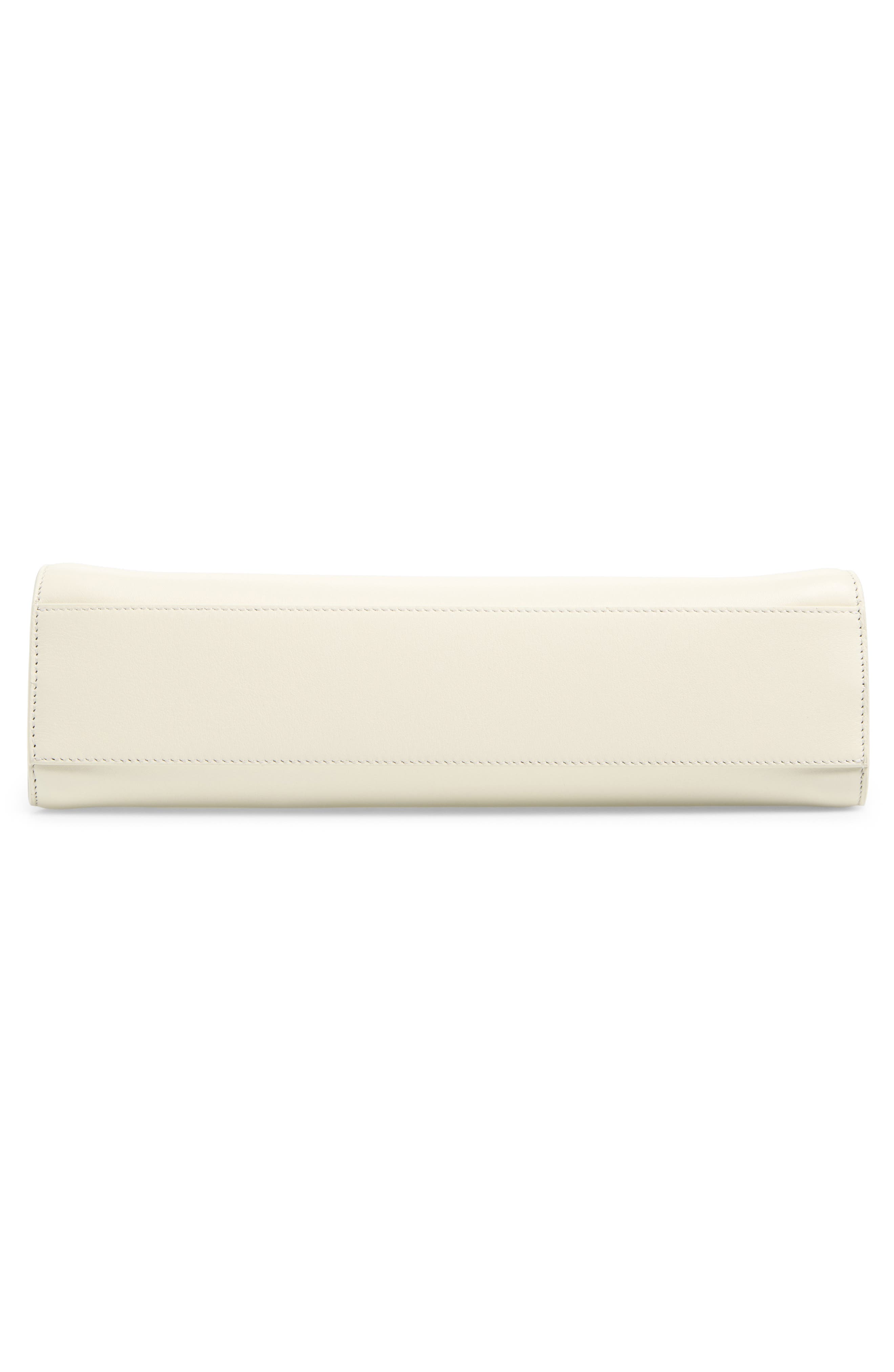 Hug Leather East/West Shoulder Bag, Alternate, color, MASCARPONE
