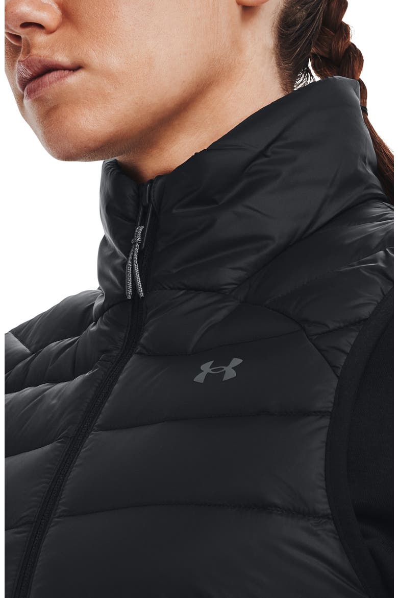Storm Armour Water Repellent Puffer Vest, Alternate, color, BLACK