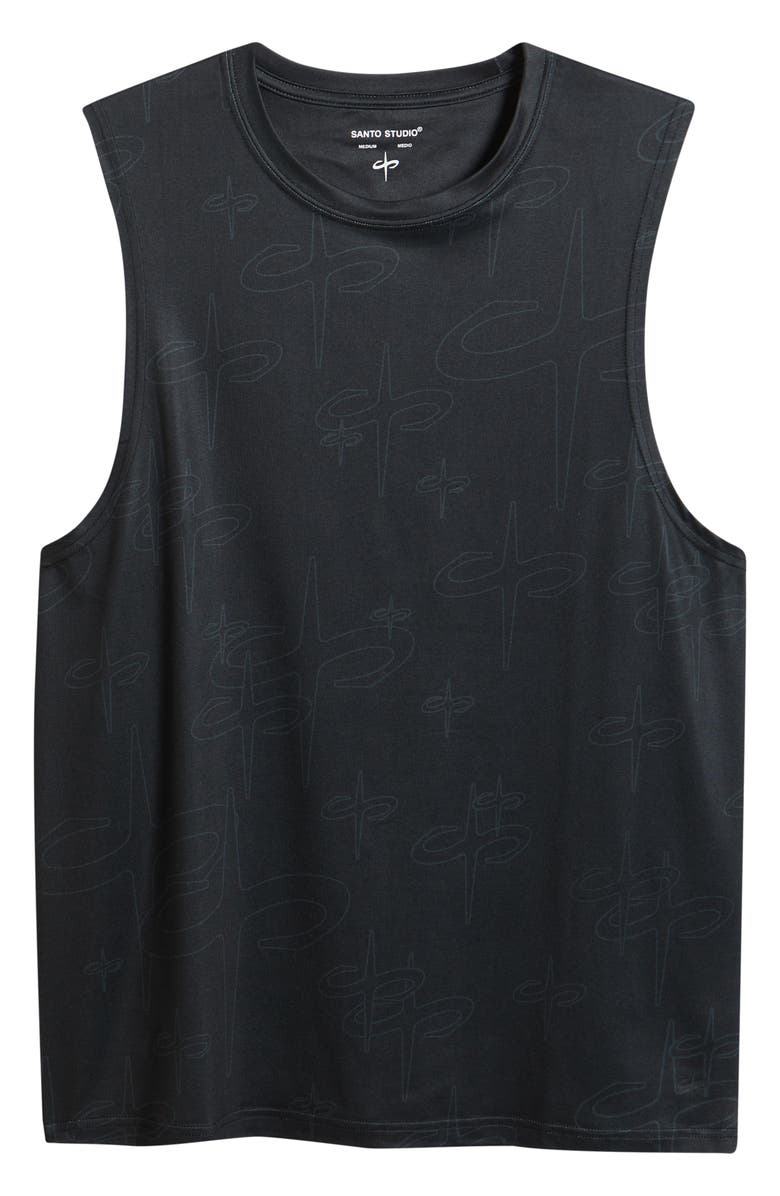 SANTO STUDIO Tempo Tech Tank, Alternate, color, Black Insignia