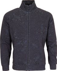 Lords of Harlech Neville Brushed Interlock Full-zip Jacket