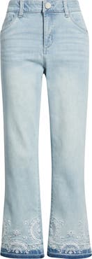 Wit & Wisdom Bennett High Waist Ankle Barely Bootcut Jeans