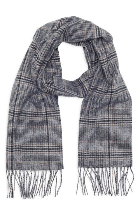 Men's Cashmere Fringe Scarf