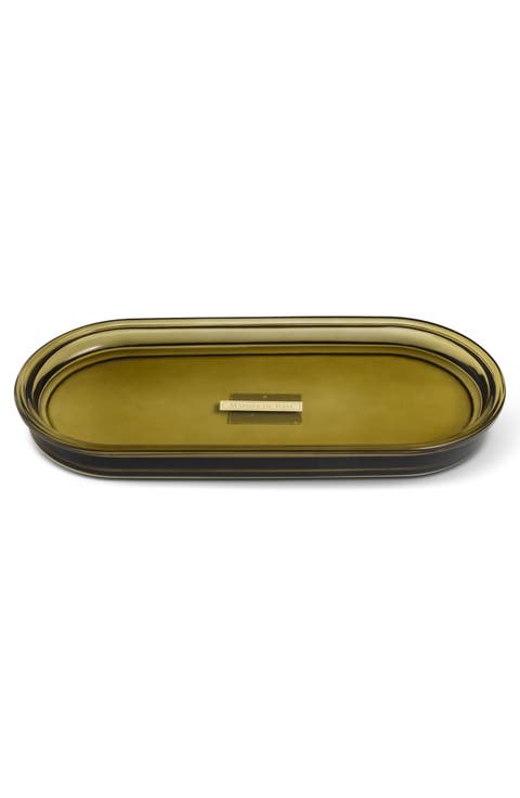 Reykjavik Apothecary Glass Vanity Tray