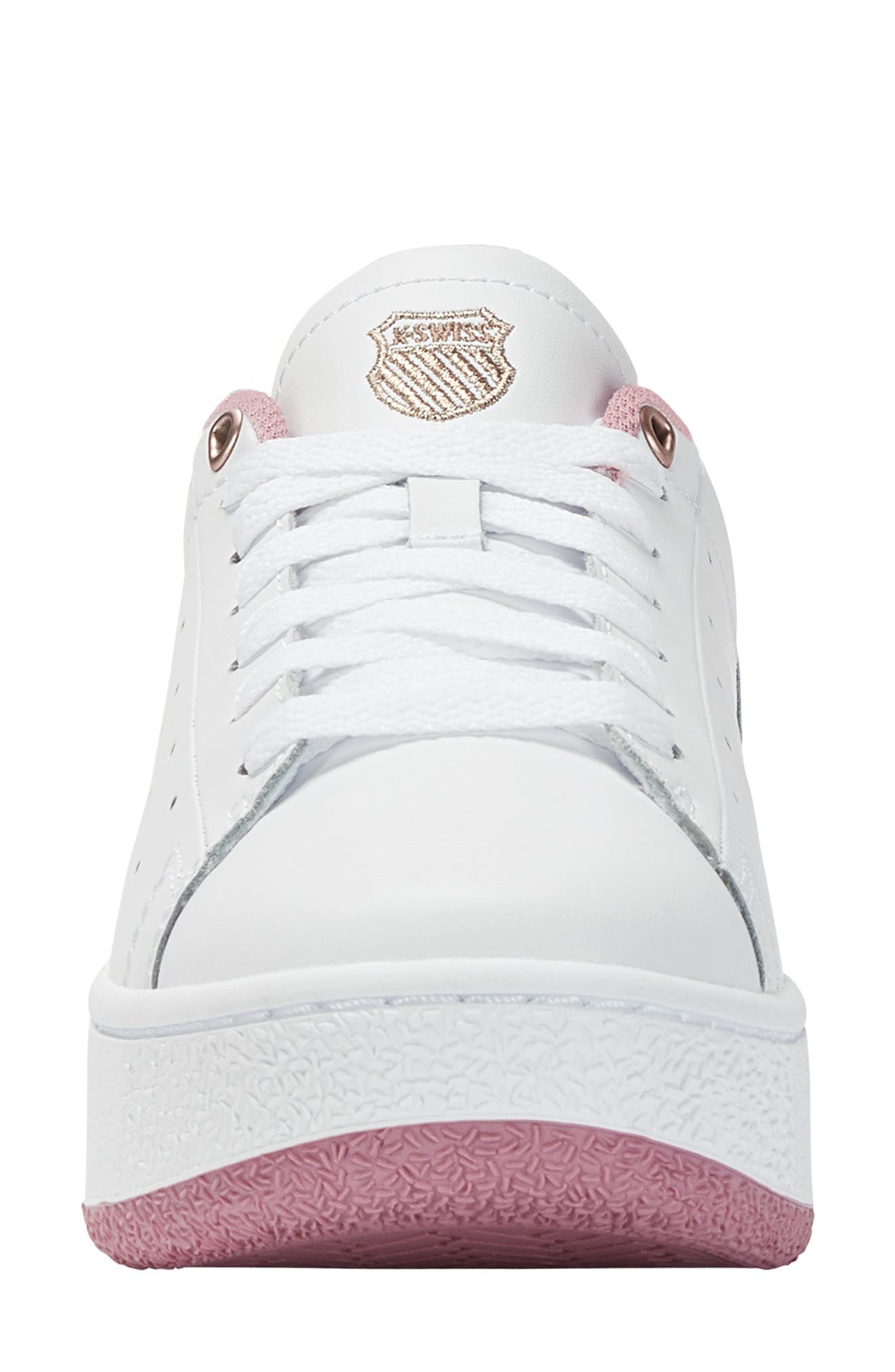Classic PF Platform Sneaker, Alternate, color, WHITE/ FOXGLOVE