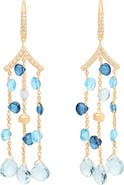 Marco Bicego Paradise Mixed Topaz Drop Earrings