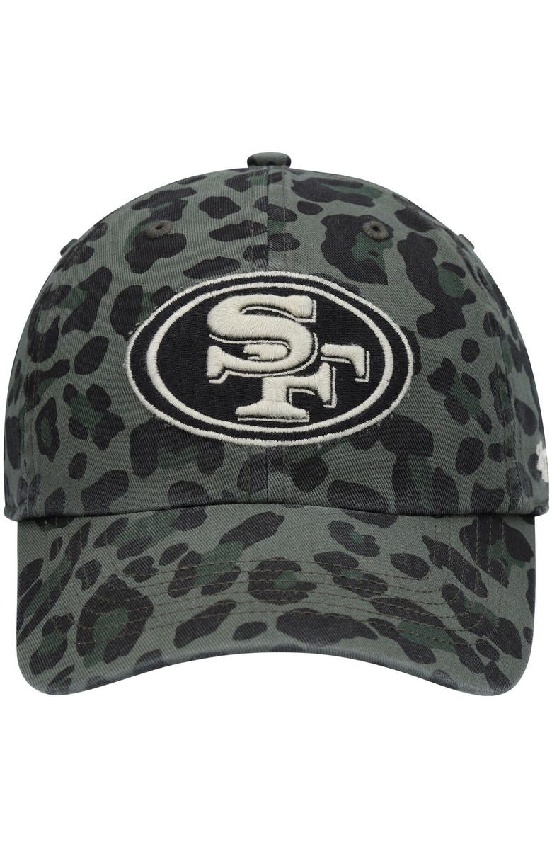 '47 Women's '47 Green San Francisco 49ers Bagheera Clean Up Allover Adjustable Hat, Alternate, color, 
