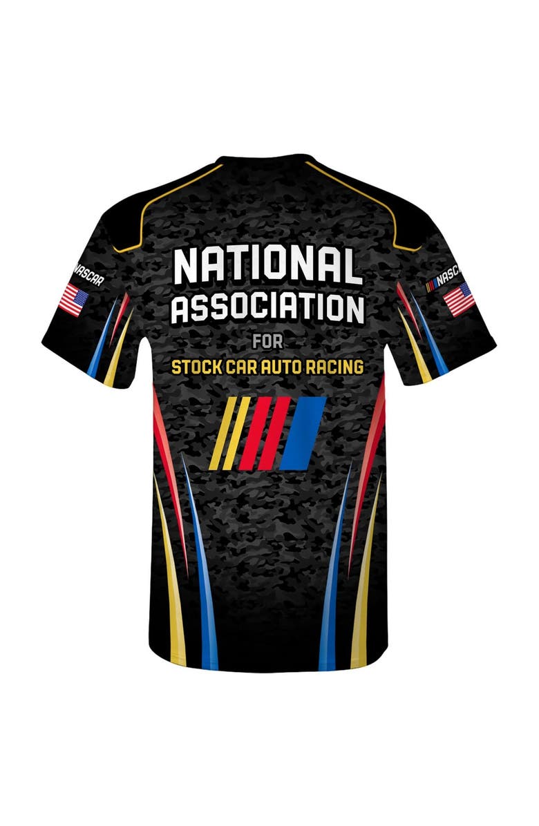 CHECKERED FLAG Men's Checkered Flag Sports  Black NASCAR Uniform T-Shirt, Alternate, color, Black