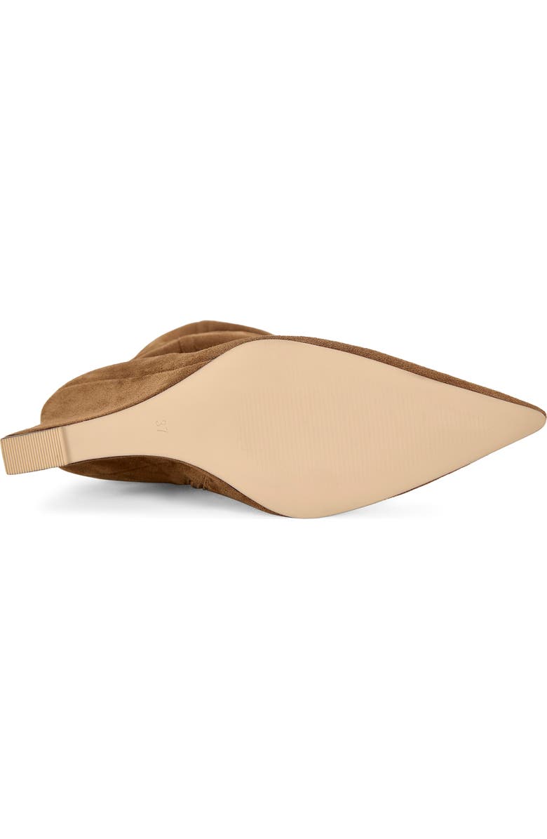 AZALEA WANG Asaf Slouch Shaft Bootie, Alternate, color, Tan