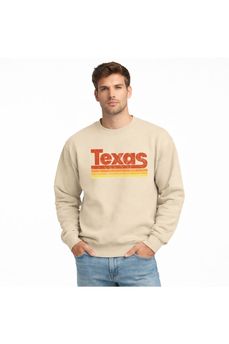 Texas Retro Stripes Sweatshirt, Main, color, Dust