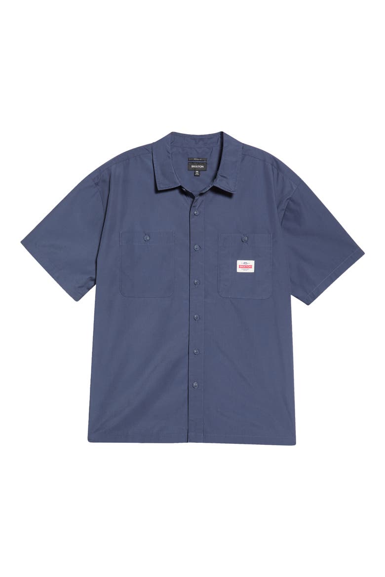 Trademark Short Sleeve Button Up Shirt, Alternate, color, WANAV