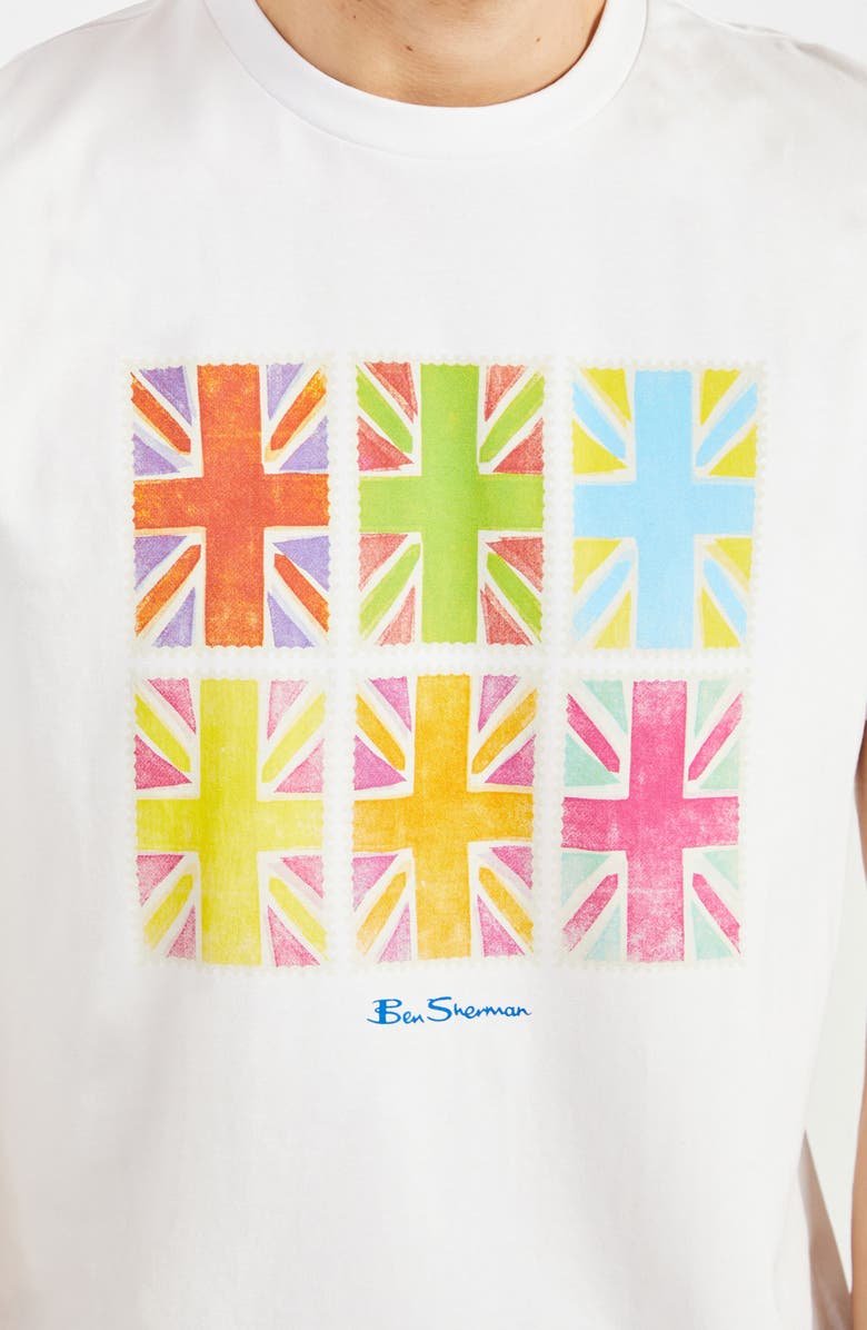 Ben Sherman Painted Jacks Graphic Tee, Alternate, color, 