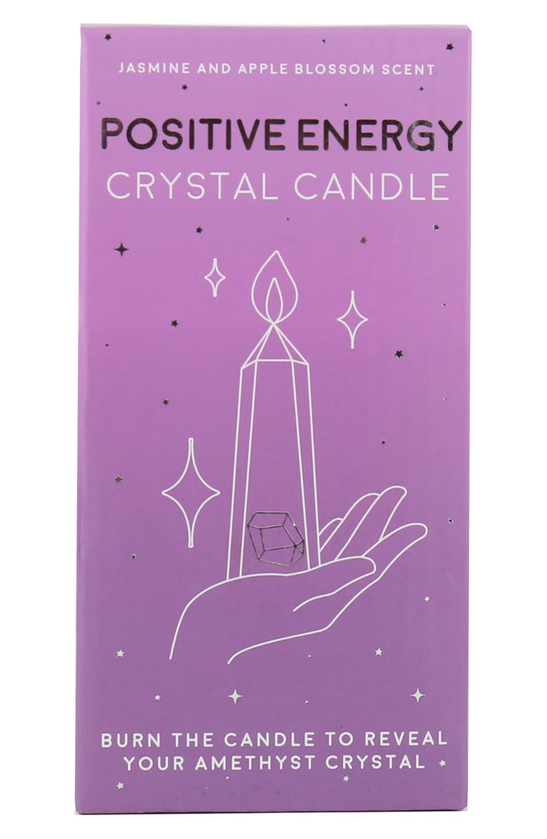 GIFT REPUBLIC Positive Energy Crystal Candle, Main, color,