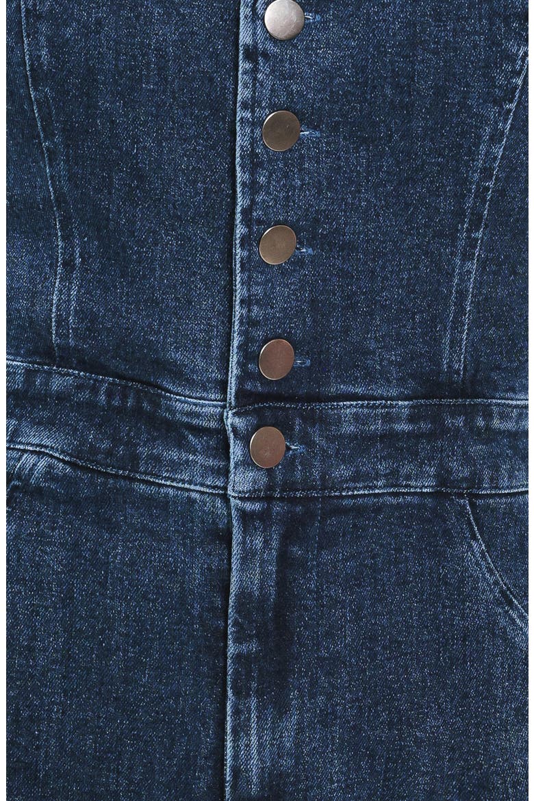Denim Halter Jumpsuit, Alternate, color, MEDIUM INDIGO