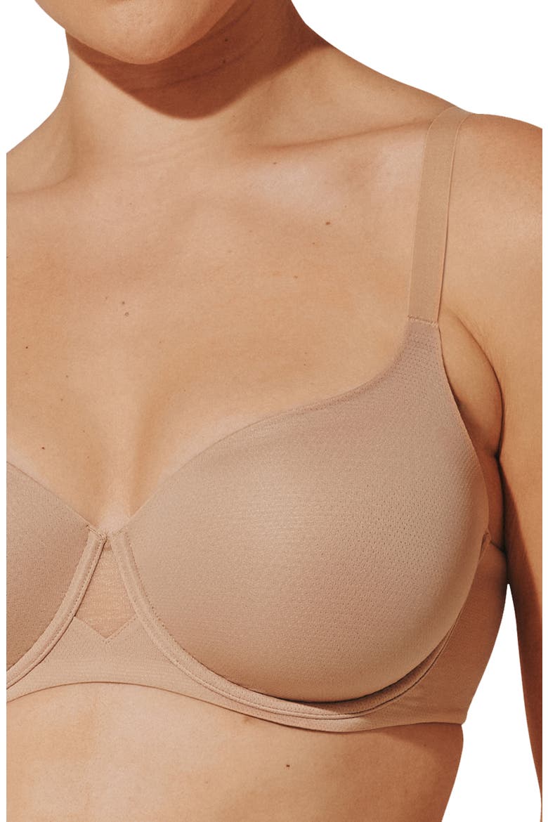 Thermoregulating TempSync™ Underwire T-Shirt Bra, Alternate, color, TAUPE
