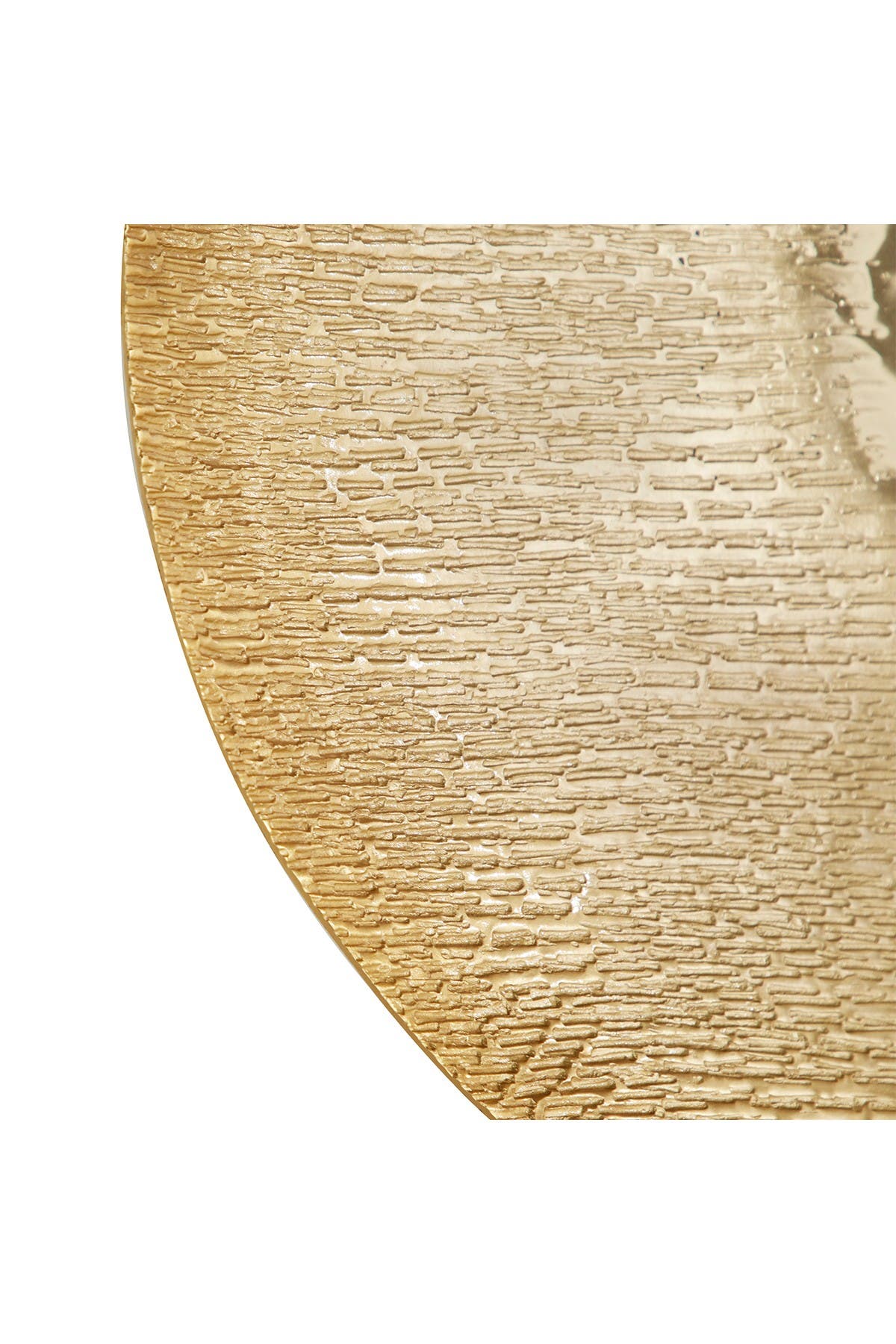 Photo inspiration: Visual Reference: Willow Row Round Gold Textured Metal Wall Decor Set Of