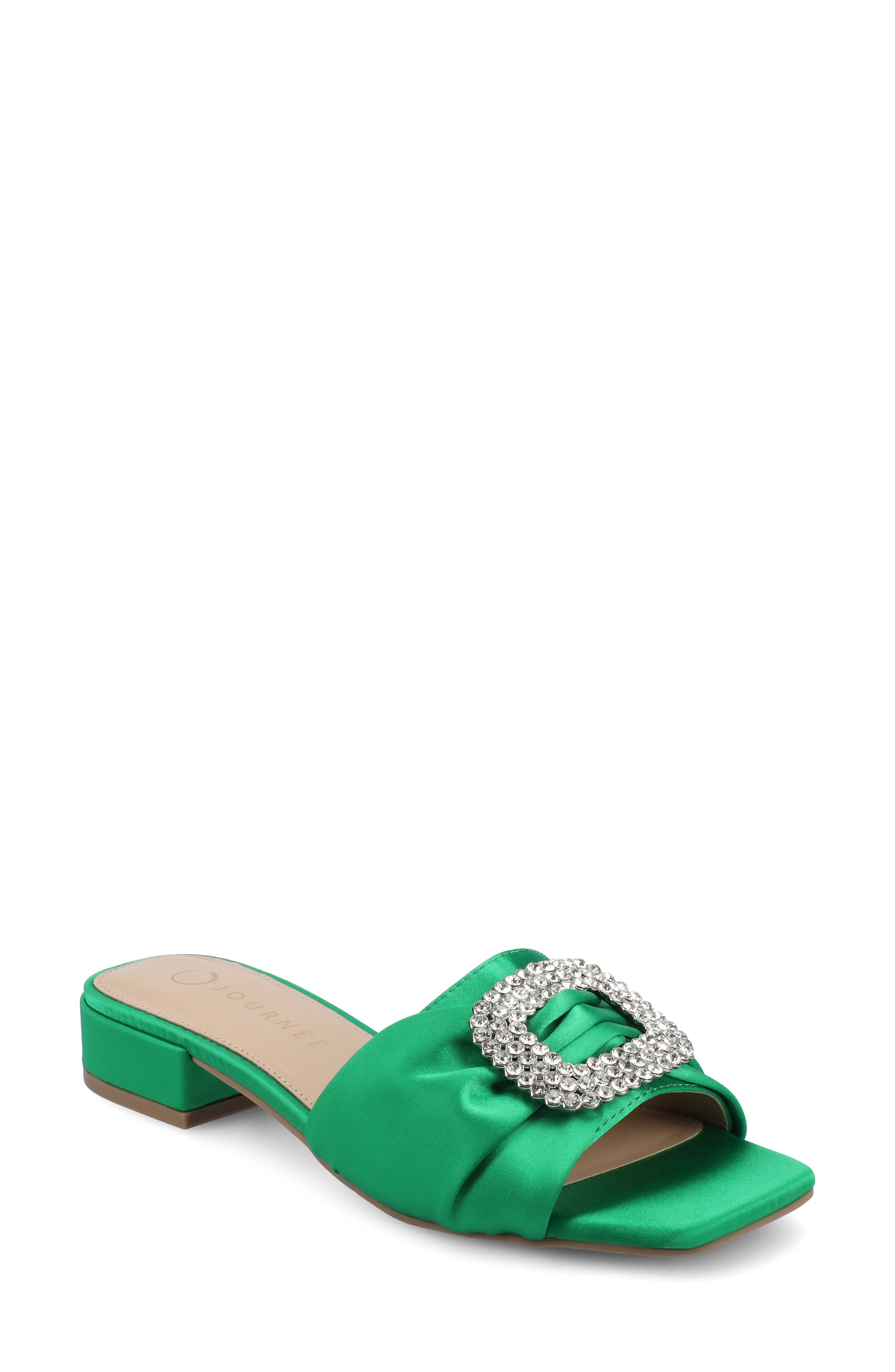 GREEN SATIN