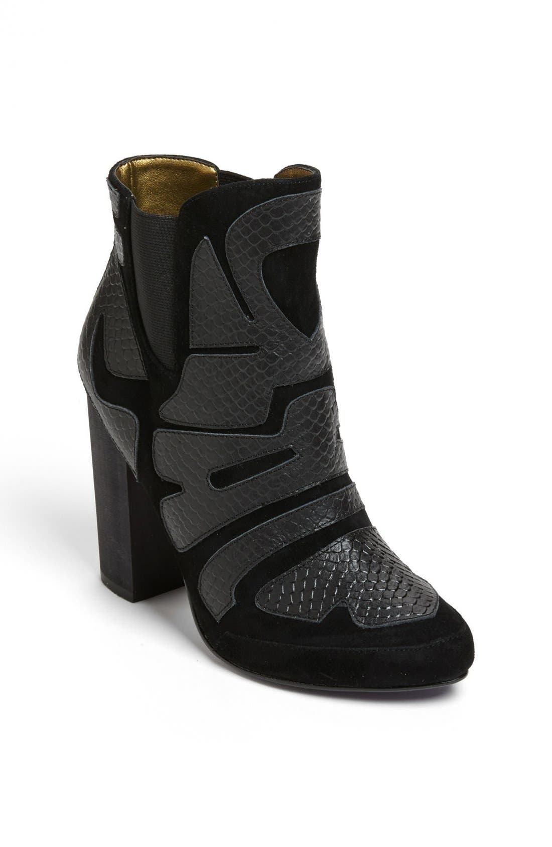 'Mexicana' Bootie, Main, color, BLACK