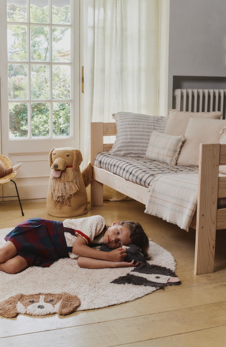 Lorena Canals Luna Golden Retriever Basket, Alternate, color, Golden