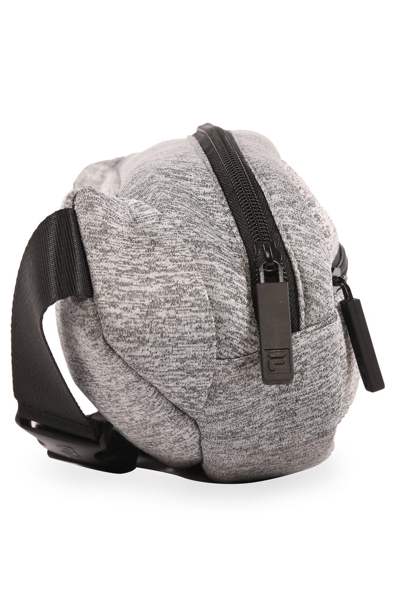 FILA Valerie Belt Bag, Alternate, color, Heather Grey