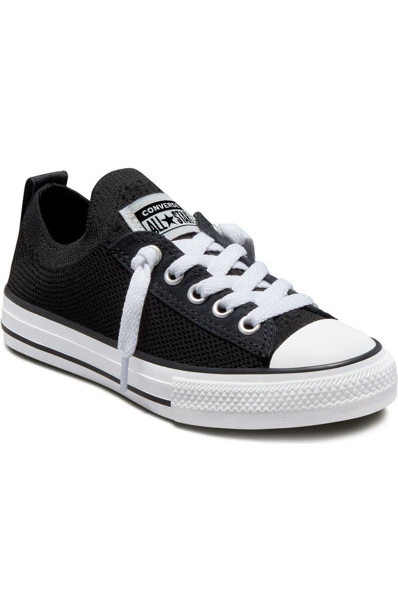 Converse Kids' Chuck Taylor<sup>®</sup> All Star<sup>®</sup> Easy-On Knit Sneaker, Main, color, Black