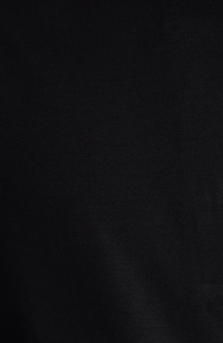 Zanella Lord Solid Knit Cotton Blend Dress Shirt, Alternate, color, Black