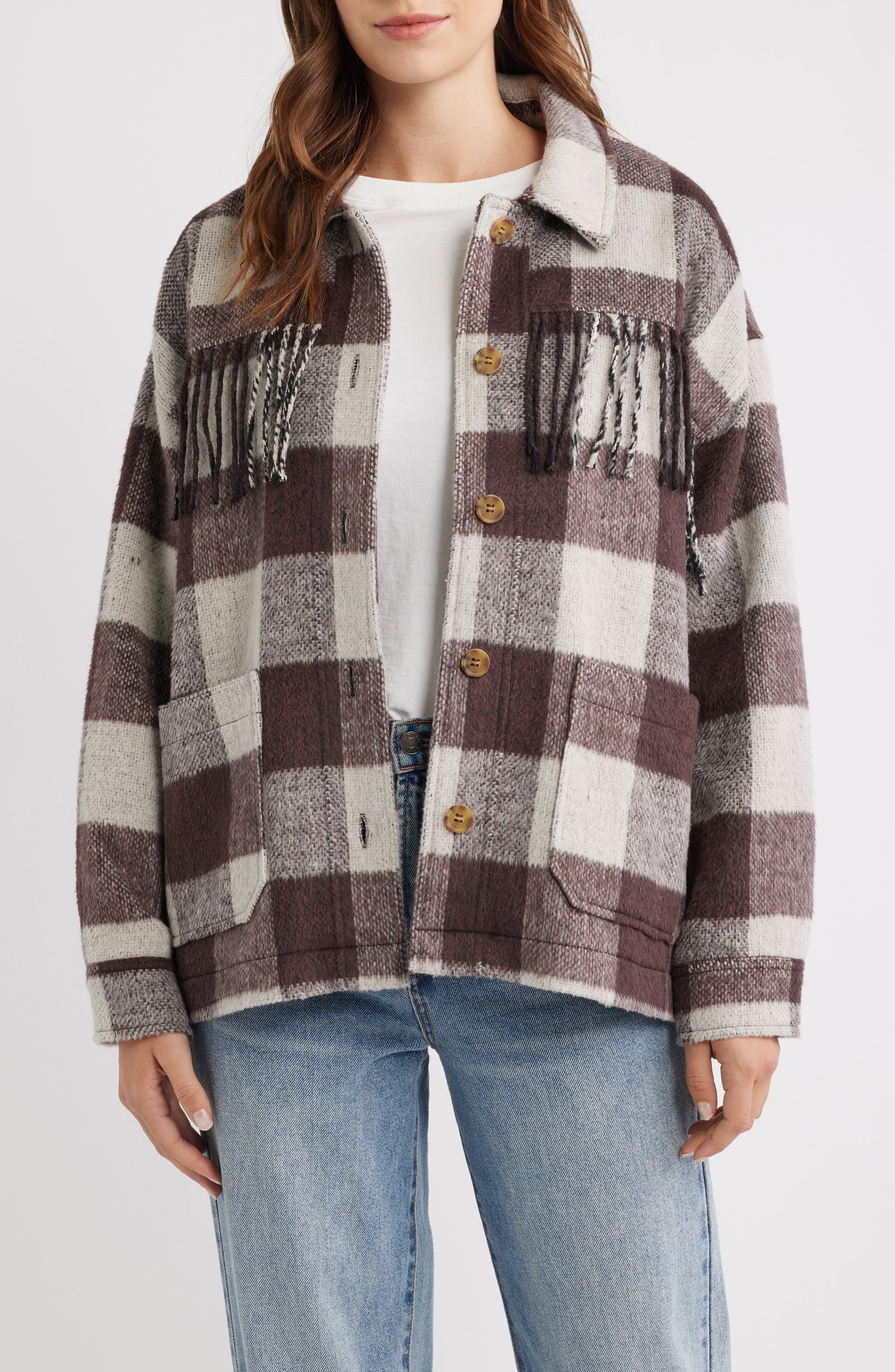 BROWN BUFFALO PLAID