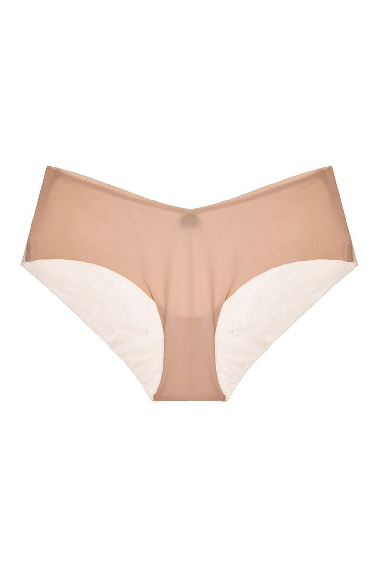 Victoire Jolie 3-Pack Hipster Briefs, Alternate, color, PRALINE