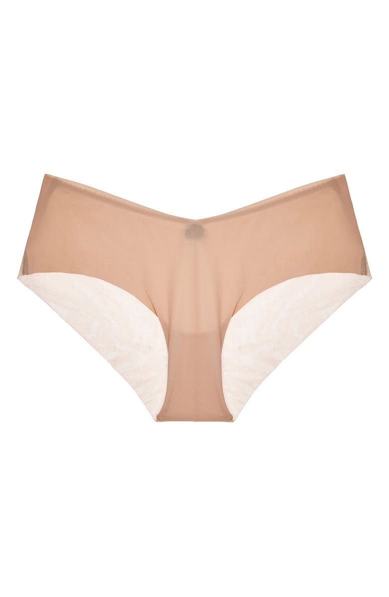 JOURNELLE Victoire Jolie 3-Pack Hipster Briefs, Alternate, color, Praline