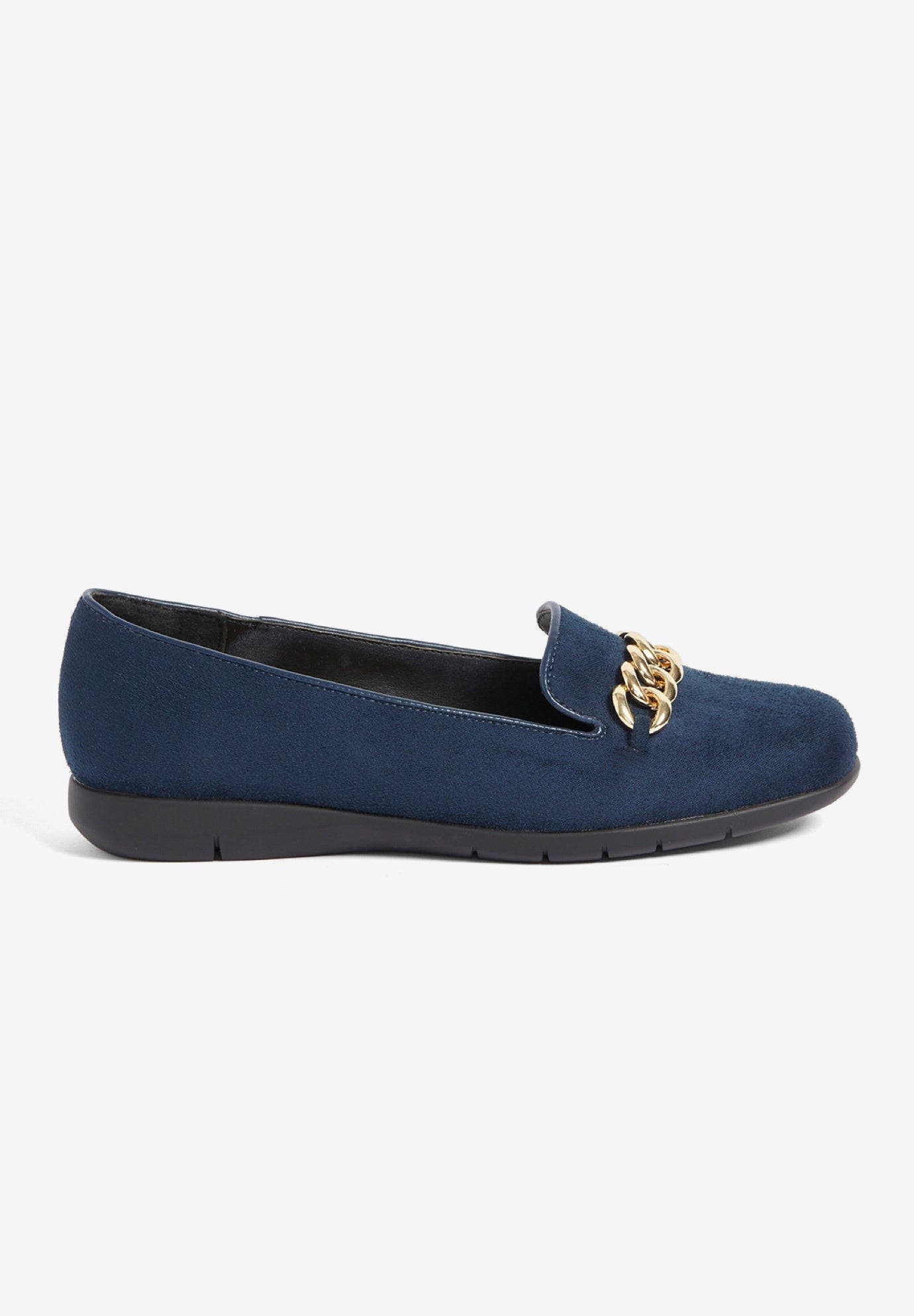 The Thayer Slip On Flat, Alternate, color, NAVY