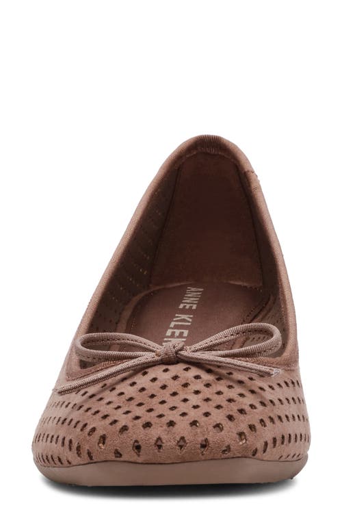 Anne Klein Winslett Wedge Pump In Brown