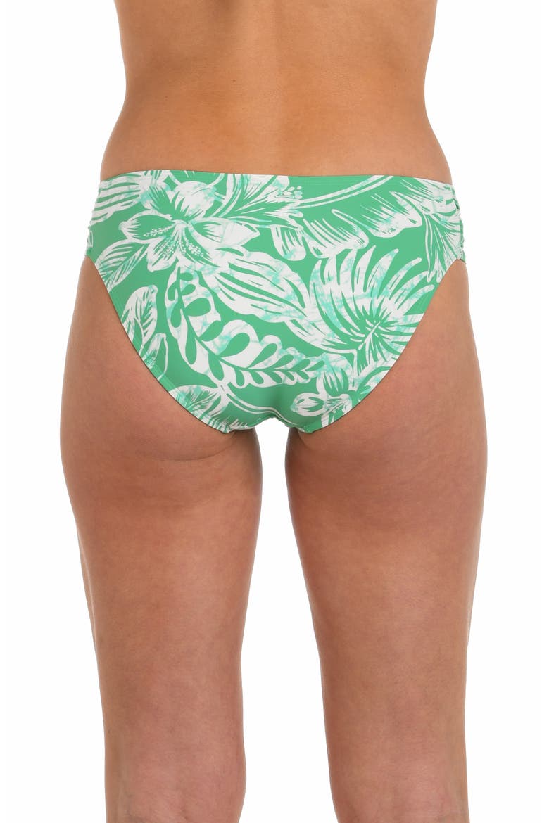 Batiki Side Shirred Bikini Bottoms, Alternate, color, EUCALYPTUS