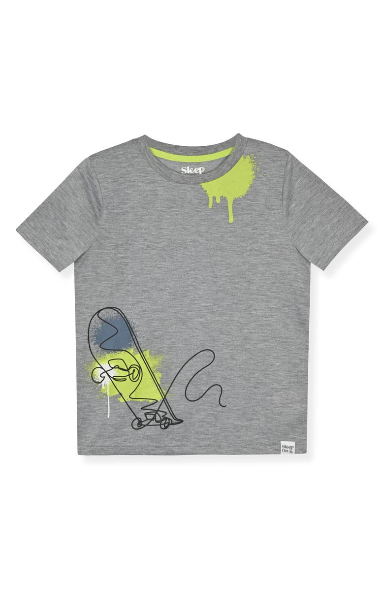 SLEEP ON IT Kids' Graphic T-Shirt & Joggers Pajama Set, Alternate, color, Grey