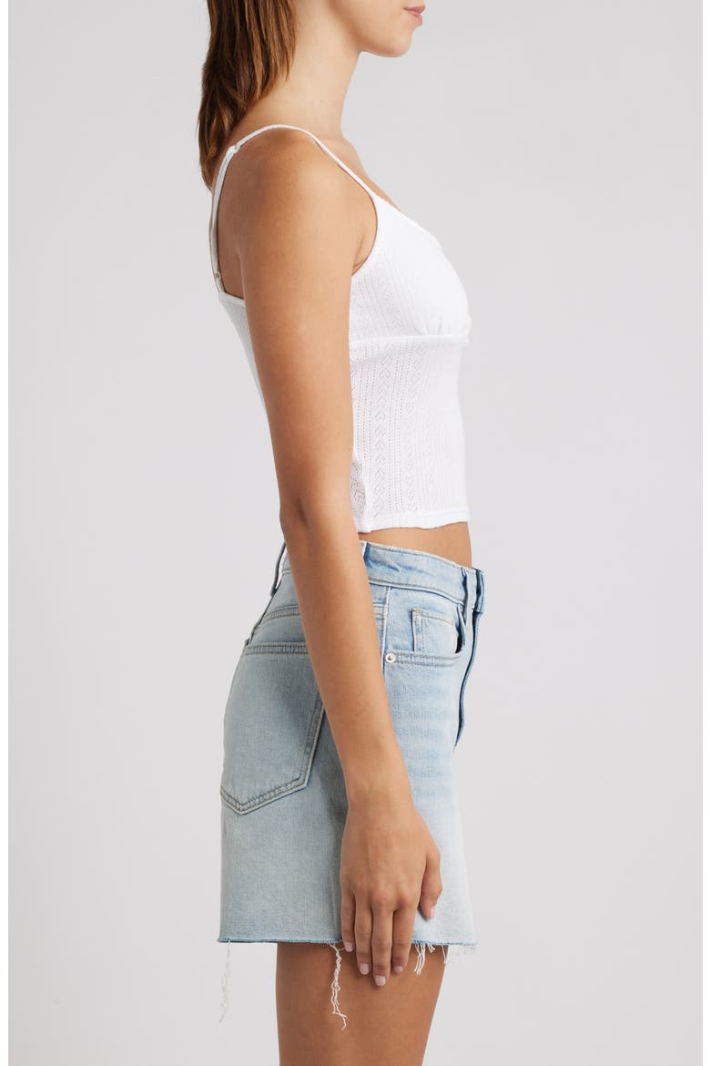 Robin Pointelle Camisole, Alternate, color, WHITE
