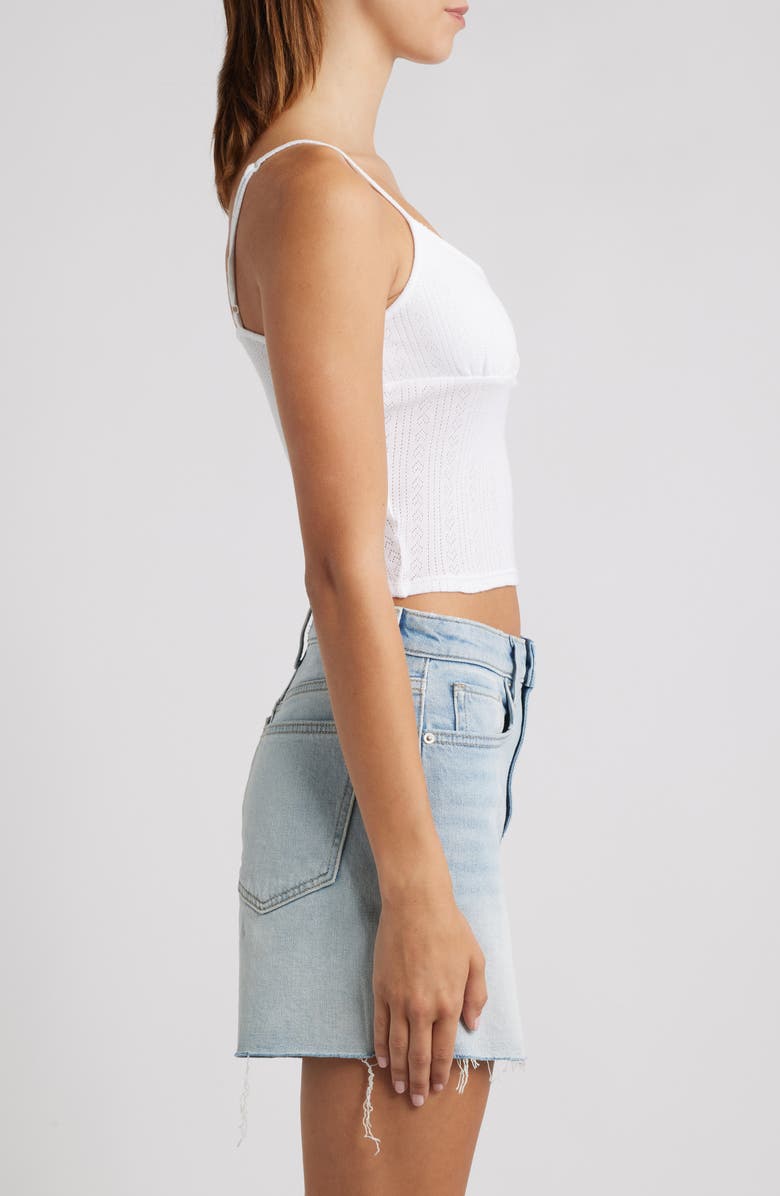 PacSun Robin Pointelle Camisole, Alternate, color, White