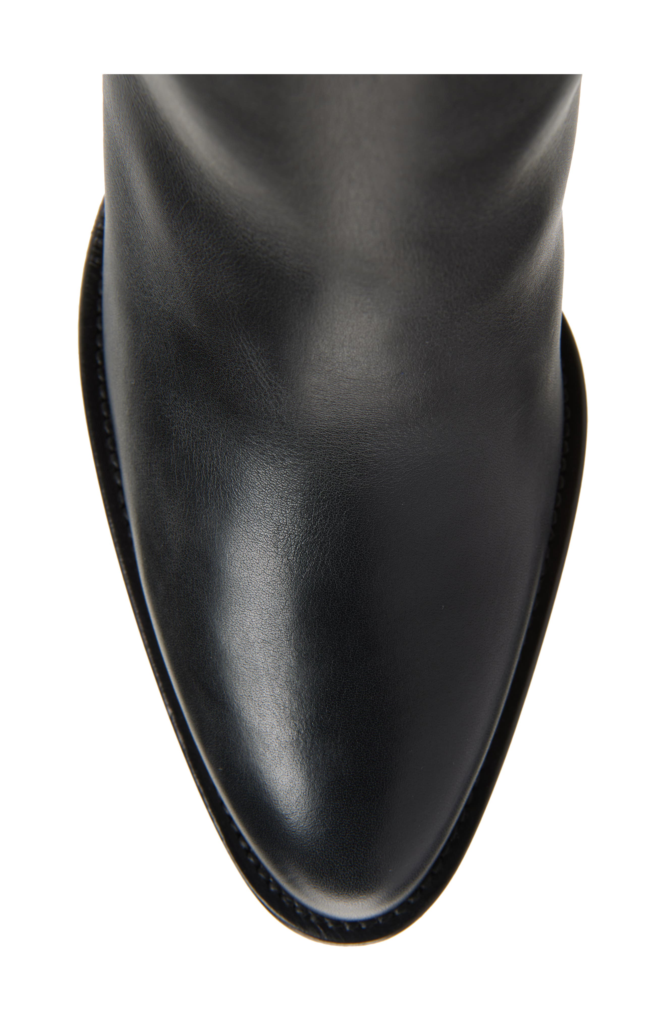 Saint Laurent Julia Divine Thigh High Boot, Alternate, color, Noir