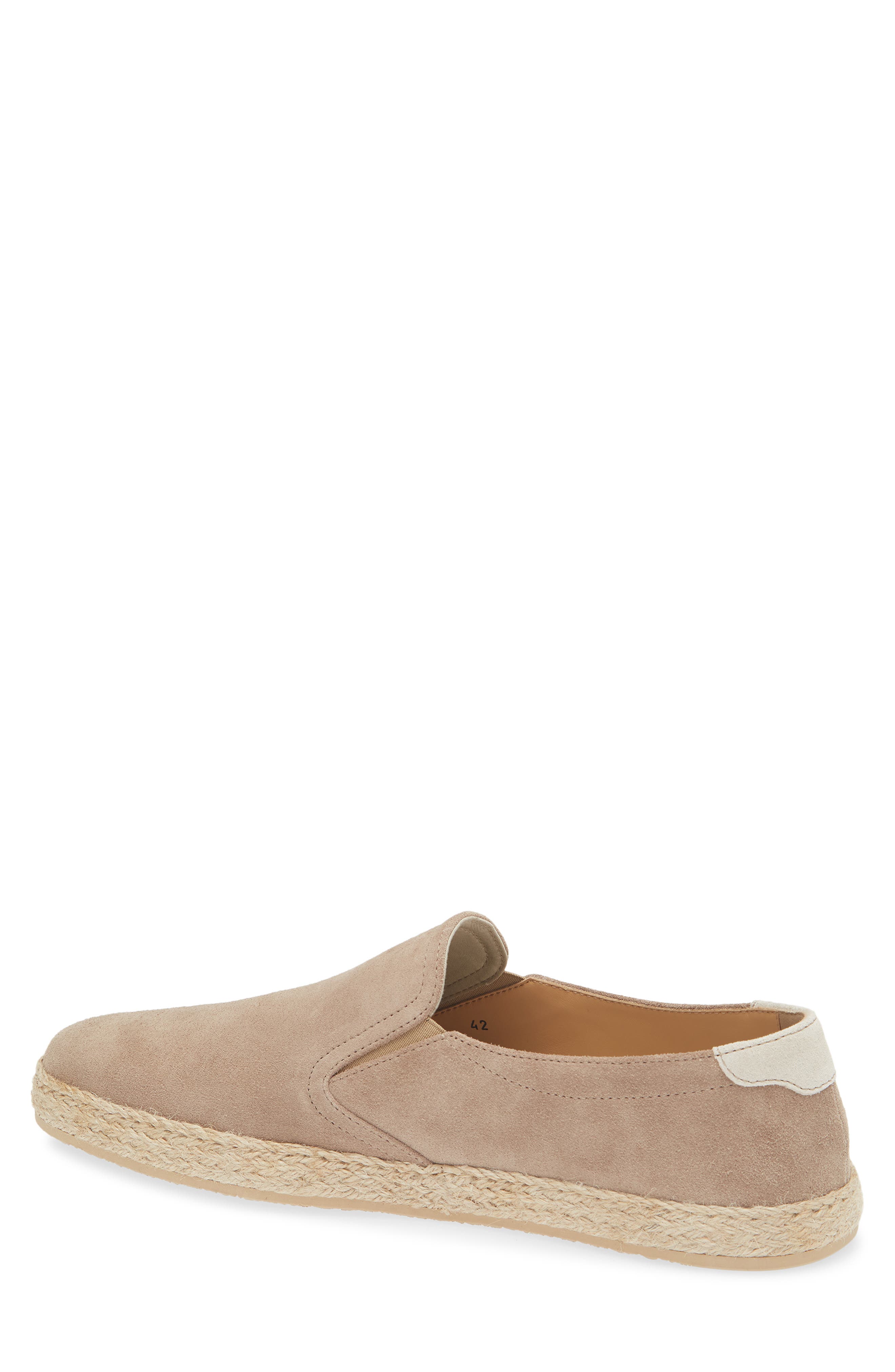 Brunello Cucinelli Suede Espadrille, Alternate, color, Cec49 Tan