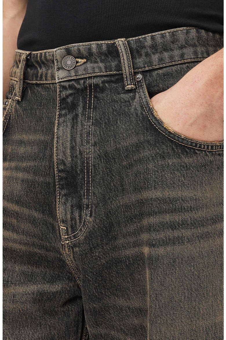 Rivet Sloch Straight Leg Jeans, Alternate, color, WASHED BROWN