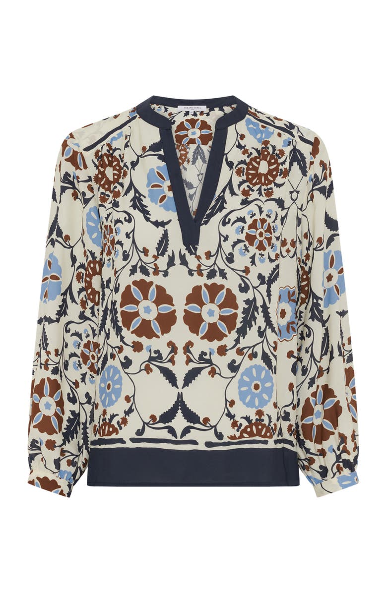 GERARD DAREL Crystelle Printed Blouse, Alternate, color, Ecru