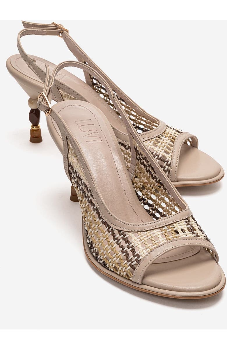 Prologue Shoes Soven Stiletto Sandal, Main, color, Beige