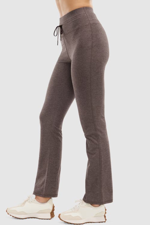 Peloton Dreamblend High Rise Flared Legging In Brown