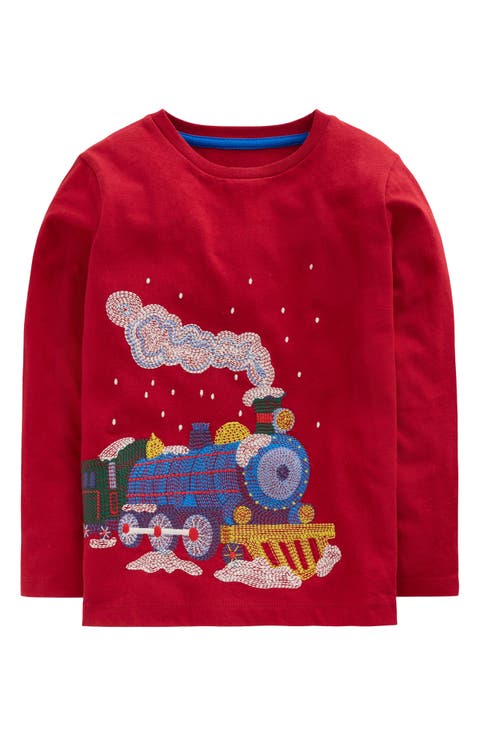 Kids' Superstitch Long Sleeve Cotton T-Shirt (Toddler & Little Kid)