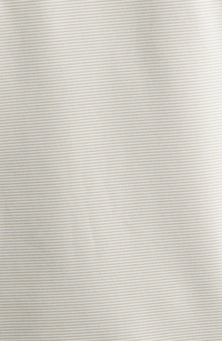 Peter Millar Pine Sugar Stripe Performance Hoodie, Alternate, color, Biscuit