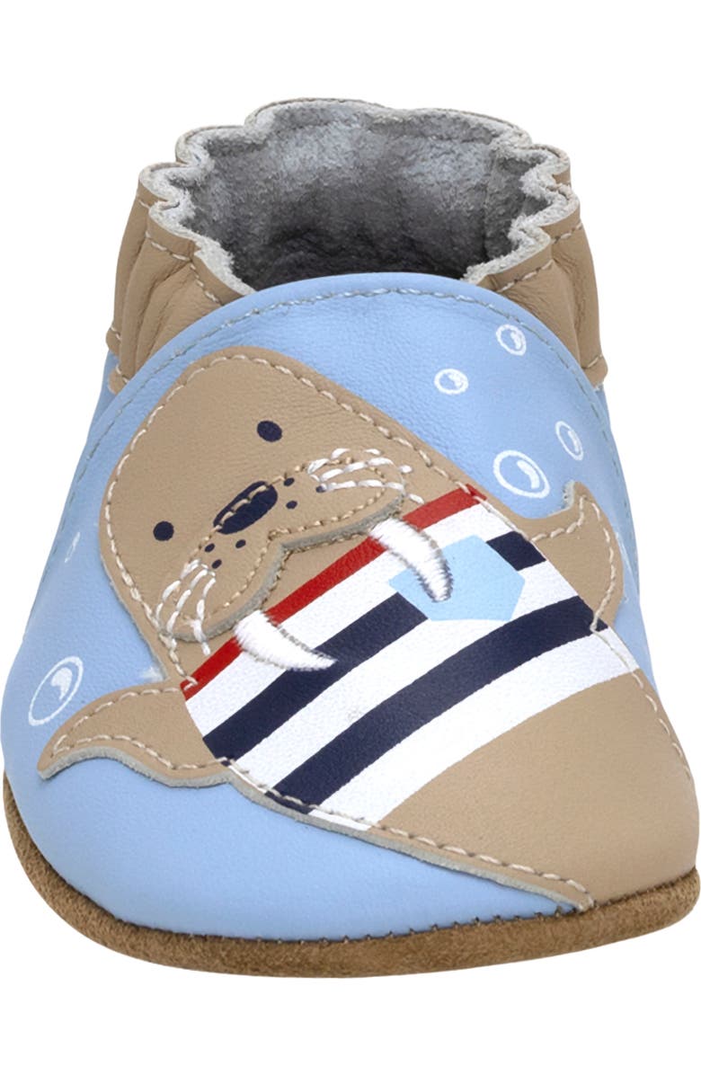 Robeez<sup>®</sup> Walrus Squad Crib Shoe, Alternate, color,