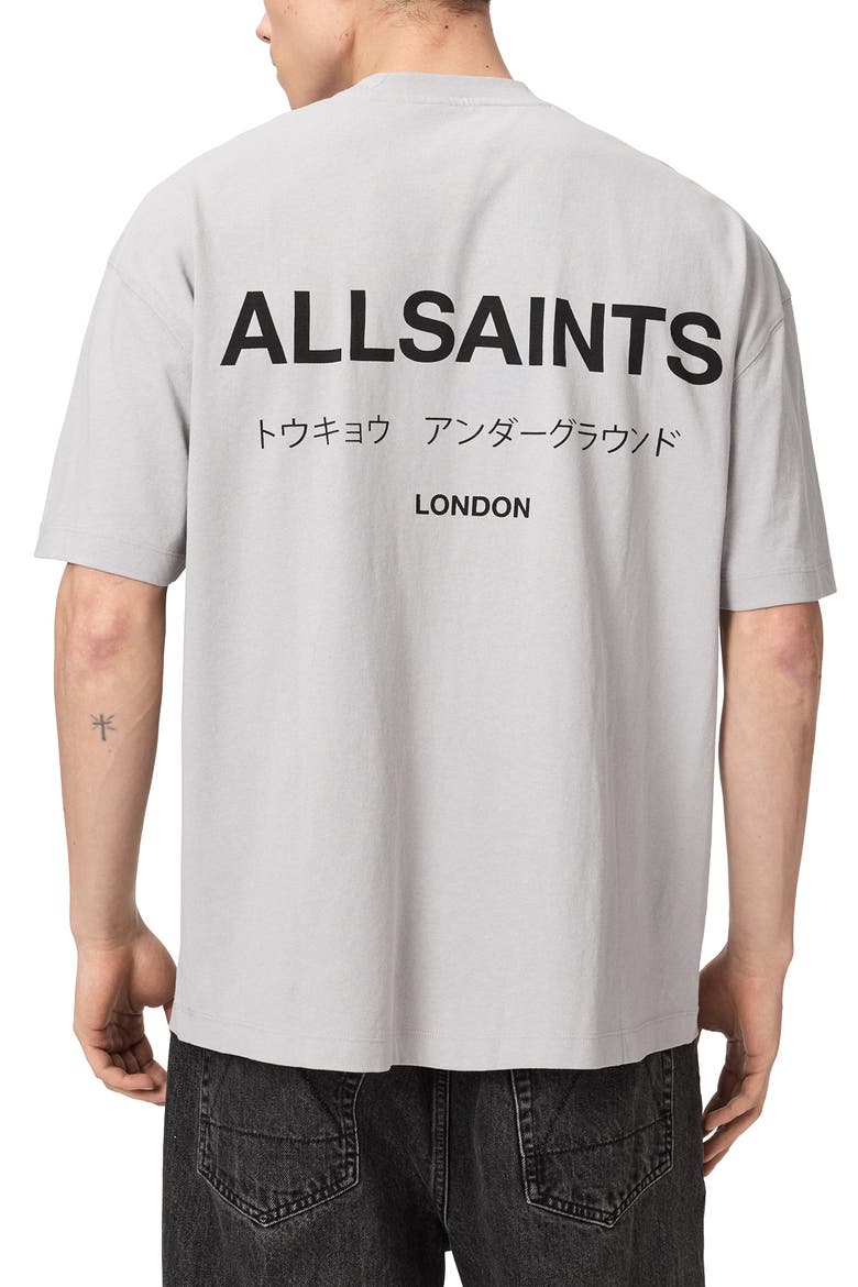 Underground Oversize Graphic T-Shirt, Alternate, color, SKY GREY