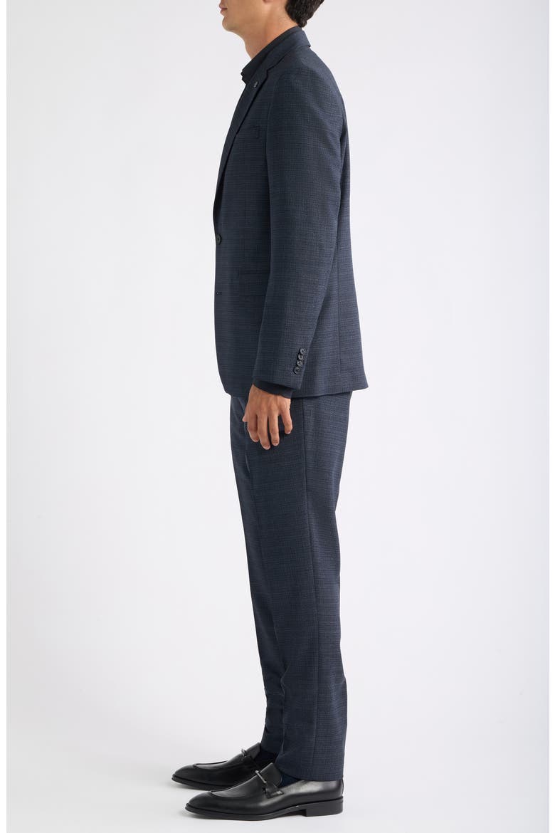 Ross Textured Wool Blend Suit, Alternate, color, MID BLUE