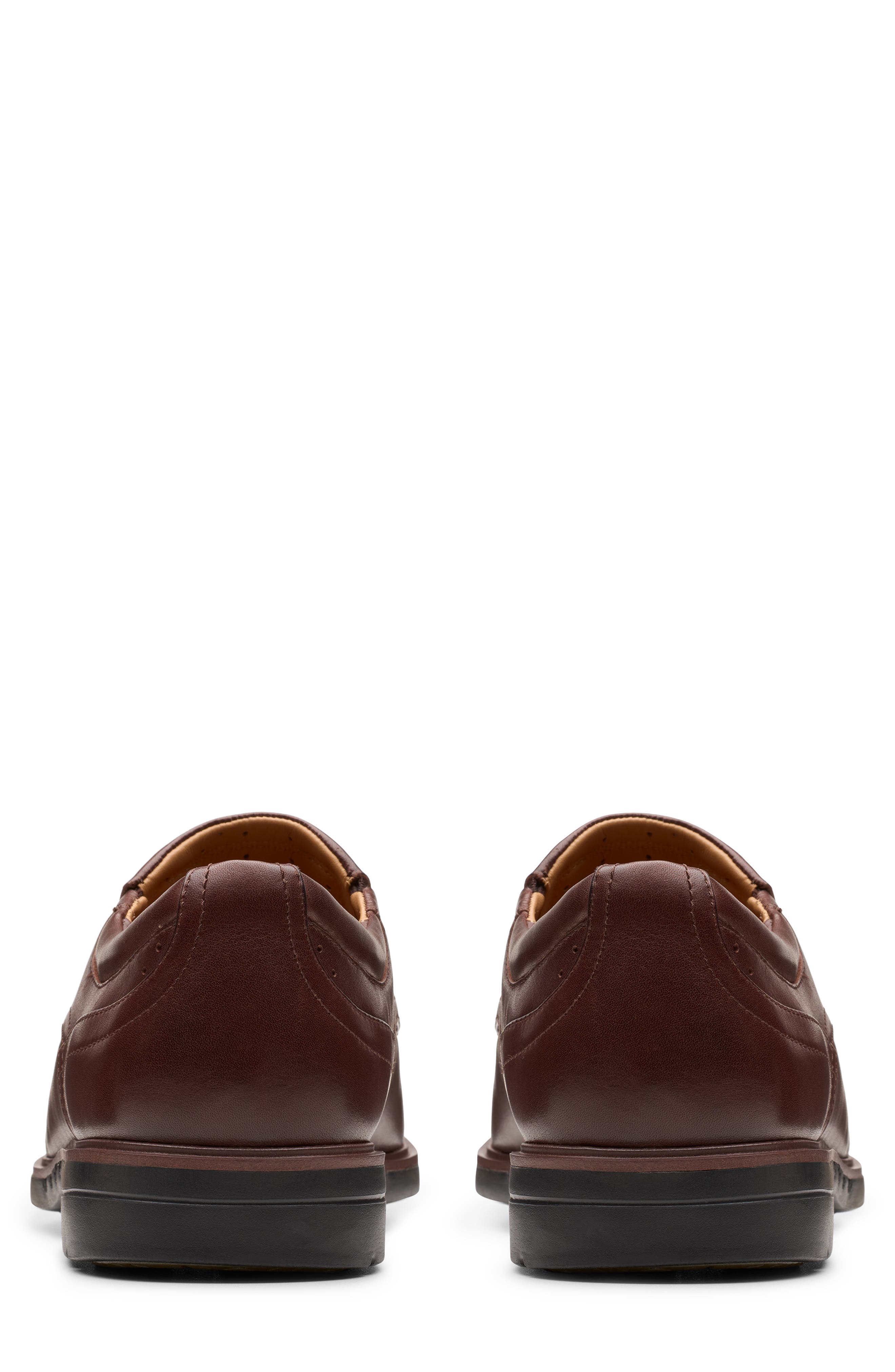 Un Kendric Go Leather Loafer, Alternate, color, MAHOGANY LEATHER
