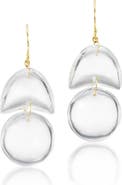 Ten Thousand Things Rock Crystal Tiny Arp Drop Earrings