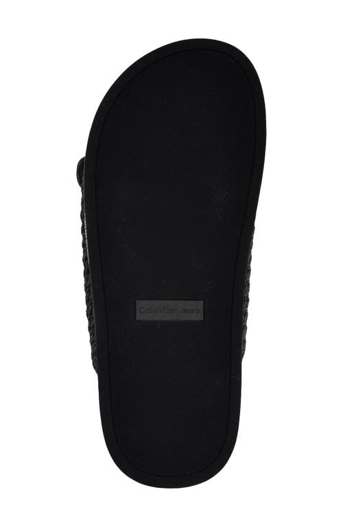 Calvin Klein Vibe Two-strap Sandal In Black